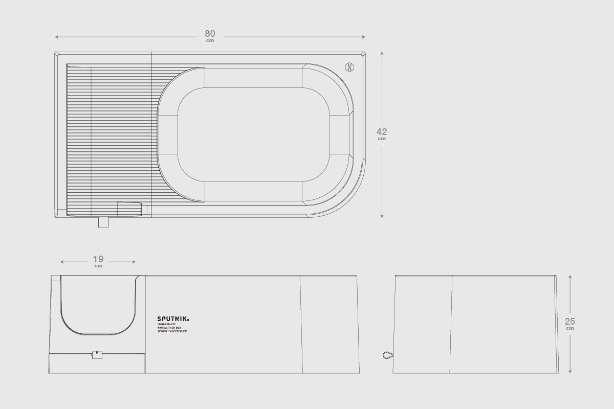 SPUNIK COZY︱Litter Box