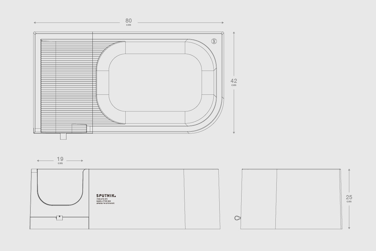 【Pre-order 30 Dec】SPUNIK COZY︱Litter Box